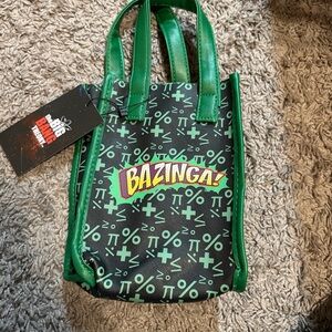 Green Patterned Men’s Tote Bag